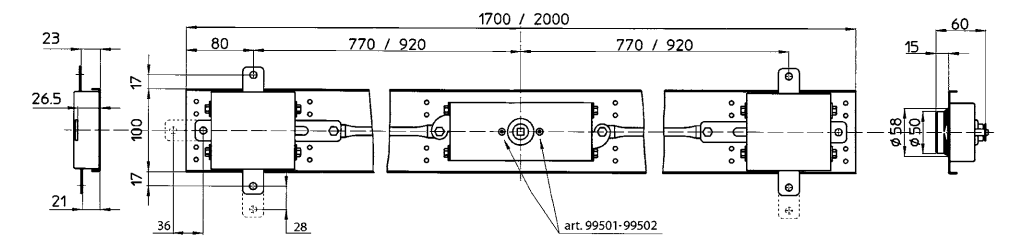 Secure garage lock Technical Diagram