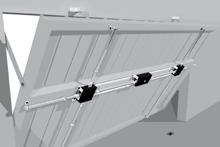 secure garage door locking