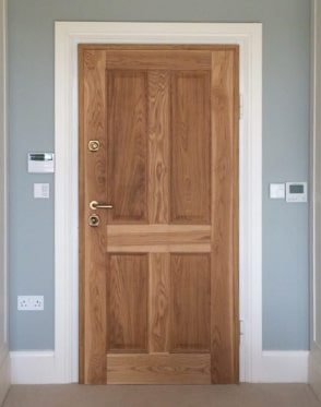 Internal Security Door Wood Panels Case Study