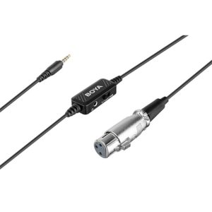 Boya BY-BCA6 Mikrofonadapter XLR till 3,5 mm