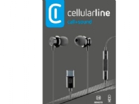 CL øreplugs In-Ear - Mikrofon & svarknap på ledning & gummipropper till usb-c