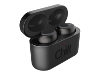 Chill Innovation HV-358C - True wireless-hörlurar med mikrofon - inuti örat - Bluetooth - ljudisolerande - svart