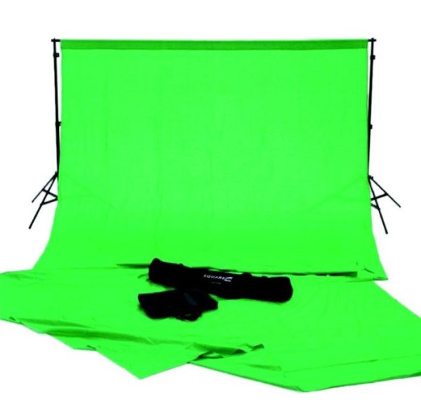 Greenscreen 2x3 m - med stativ