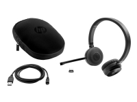 HP UC Wireless Duo - Headset - på örat - Bluetooth - trådlös - NFC - för ZBook 15u G3, 15u G4, 15u G5, 15u G6, 15v G5, 17 G3, 17 G4, 17 G5, 17 G6, Create G7