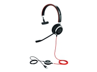 Jabra Evolve 40 MS mono - Headset - på örat - kabling - USB, 3,5 mm jackstik - Certifierad för Skype for Business