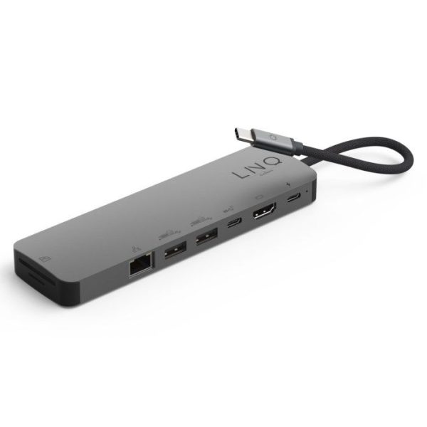 Linq 9in1 Pro Studio Multiadapter för USB-C 9 anslutningar