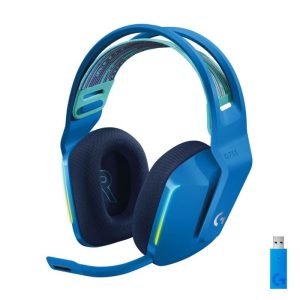 Logitech G 733 Lightspeed Trådlöst gaming-headset Blå