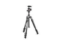 Manfrotto Befree 2N1, Digital-/filmkameraer, 8 kg, 3 ben, Sort, Sølv, Fliplås, 1/4