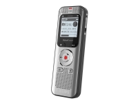 Philips Voice Tracer DVT2050 - Röstinspelare - 8 GB - aluminum light silver metal front and black