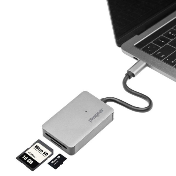 Plexgear USB-C UHS II Minneskortläsare