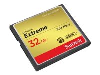 SanDisk Extreme - Flash-minneskort - 32 GB - 567x - CompactFlash