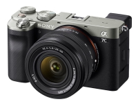 Sony a7C ILCE-7C - Digitalkamera - spegellöst - 24.2 MP - Fullständig ram - 4 K / 30 fps - endast stomme - Wi-Fi, NFC, Bluetooth - silver