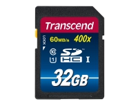 Transcend SDHC Class 10 UHS-I (Premium) - Flash-minneskort - 32 GB - UHS Class 1 / Class10 - SDHC UHS-I