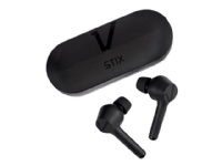 Veho STIX - True wireless-hörlurar med mikrofon - inuti örat - Bluetooth - svart