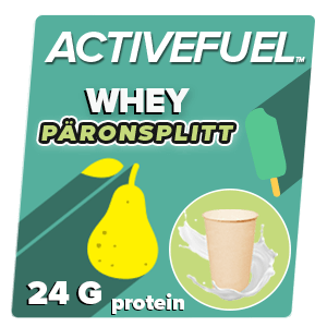 proteinshake whey päronsplitt - activefuel