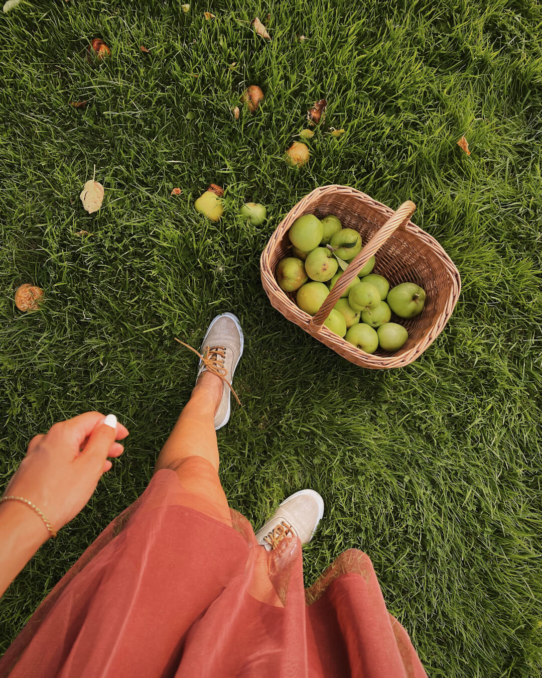 Homegrown apples