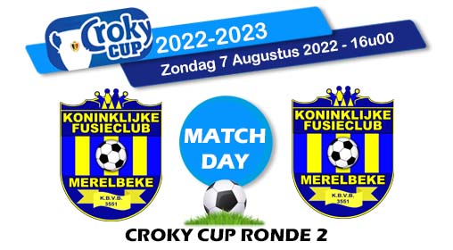 4 Banner wedstrijd KFCM - Croky Cup