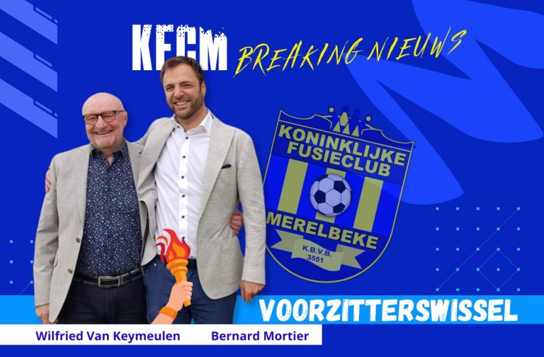 Breaking nieuws bij KFC Merelbeke! Voorzitterswissel.