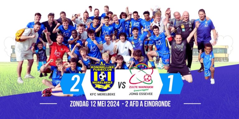 Eindrondewedstrijd KFC Merelbeke – Jong Essevee zorgt voor echte Thriller op Molenkouter (2-1)