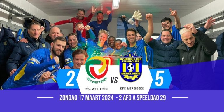 KFC Merelbeke temt Wetterse Leeuwen met 2-5 overwinning