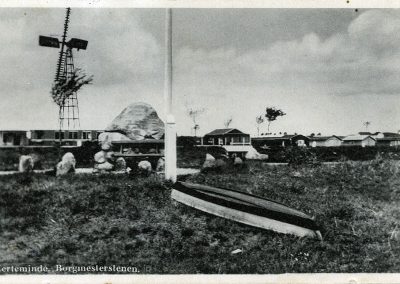 Postkort Kerteminde Borgmesterstenen ved Nordstranden