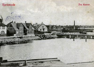 Postkort Kerteminde fra havnen