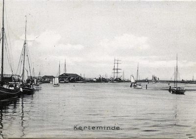 Postkort Kerteminde havnen