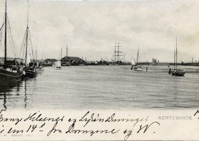 Postkort Kerteminde havnen