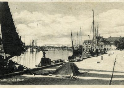 Postkort Kerteminde havnen