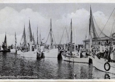 Postkort Kerteminde fiskerihavnen