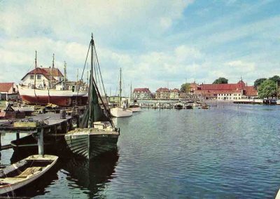 Postkort Kerteminde havnen