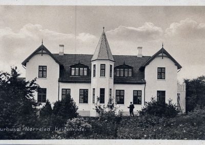 Kurstedet Nørreled. Et af mange gamle postkort fra Kerteminde på Karsten Holm Jensens hjemmeside