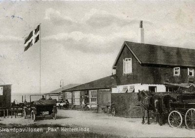 Postkort Kerteminde strandpavillonen Pax