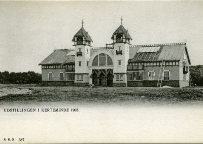 Udstillingen i Kerteminde 1903, Et af mange gamle postkort fra Kerteminde på Karsten Holm Jensens hjemmeside.