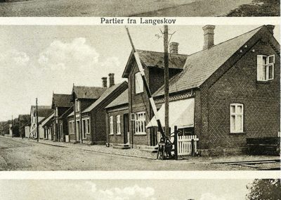 Gammelt postkort fra Kerteminde Kommune - Partier fra Langeskov - nummer 05