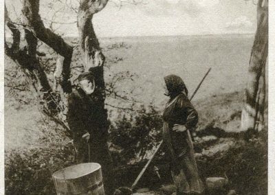 Gammelt postkort fra Kerteminde: Parti fra Romsø