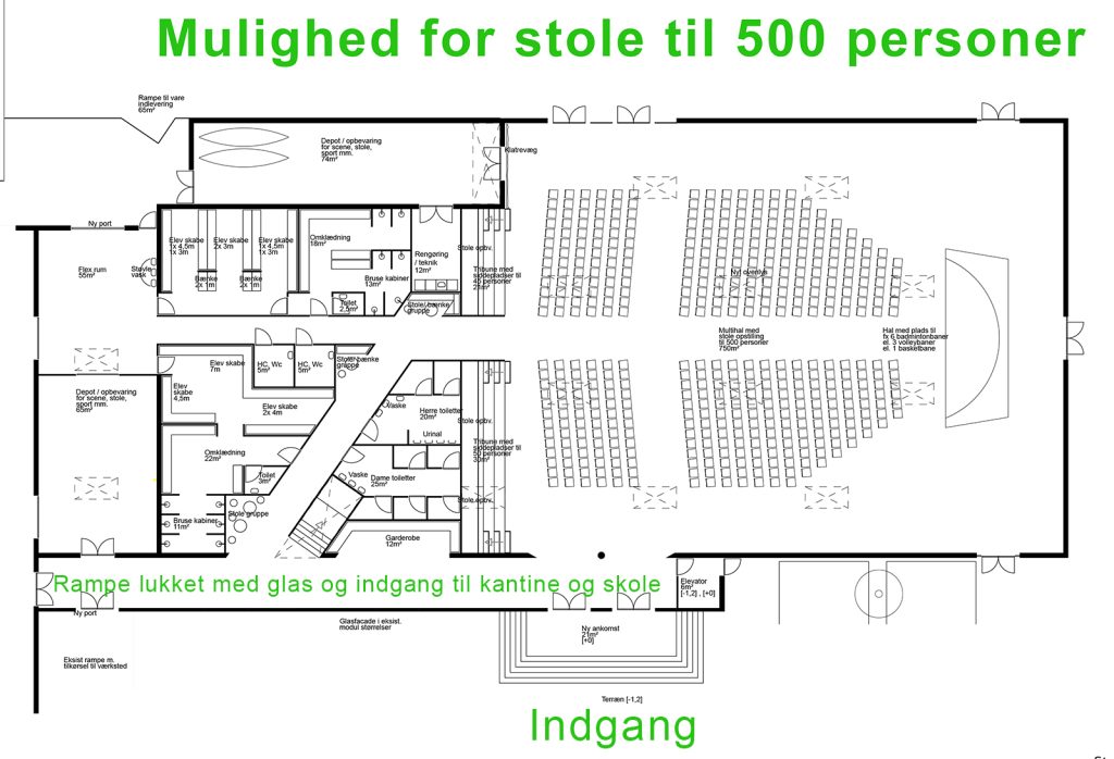 Disponering ny hal kultur i Marslev