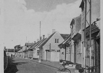 Gammelt postkort - Fiskergade i Kerteminde