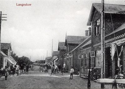 Langeskov - Gammelt postkort Kerteminde Kommune- Karsten Holm Jensen samling