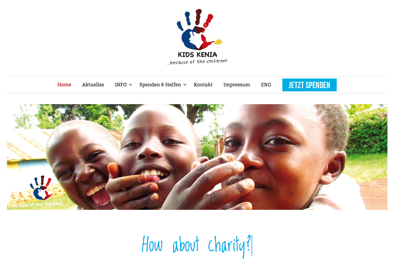 Wir haben eine neue Webseite - KIDS Kenia e.V. - www.kids-kenia.de
