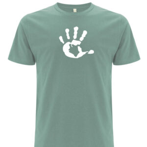 Produktbild Shirt Men unisex SAGE mit weißer Hand