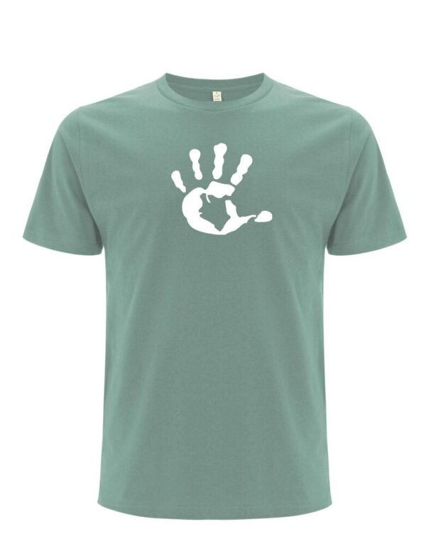 Produktbild Shirt Men unisex SAGE mit weißer Hand