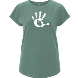 Produktbild Shirt tailliert SAGE mit weißer Hand