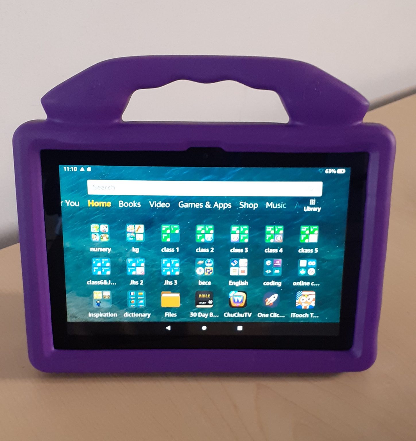 Amazon Kindle Fire HD 8” 32GB Kids Tablet 8” HDD,2GB RAM Purple Kids Edutab Amazon Kindle Fire HD 8” 32GB Kids Tablet 8” HDD,2GB RAM Purple Kids Edutab