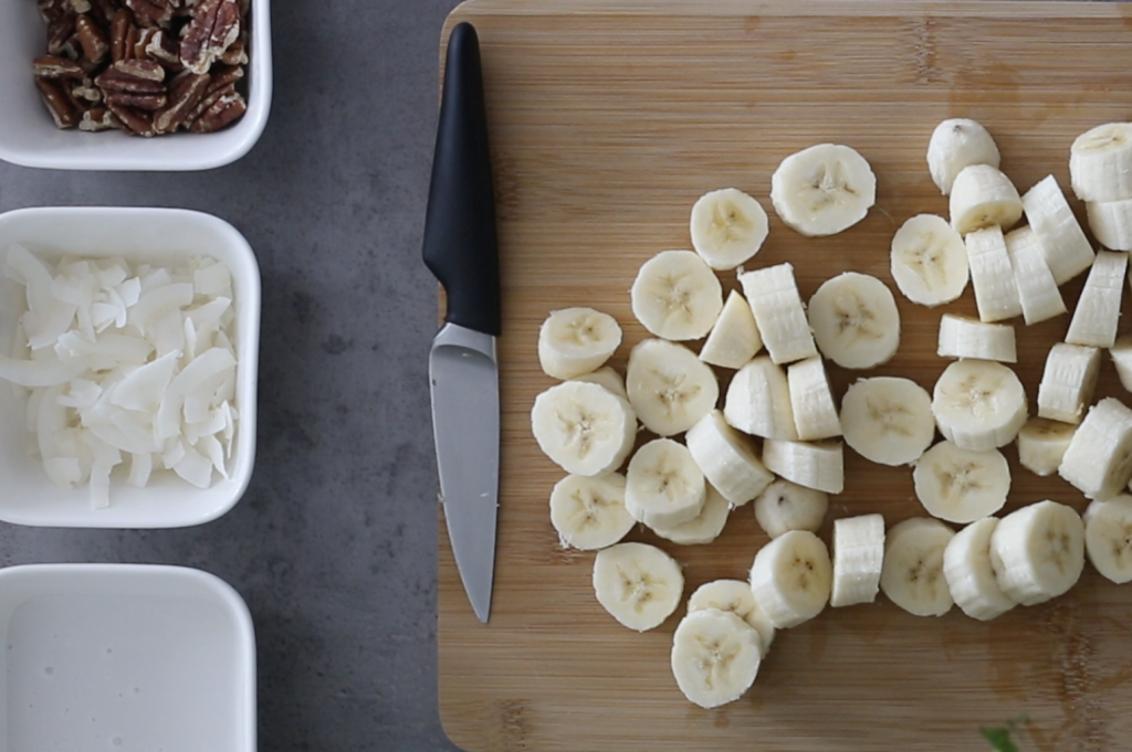 Banana Coconut Pecan Nice Cream