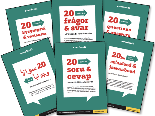 Viktiga frågor och svar – på flera språk