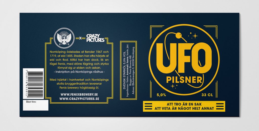 UFO Lanseringsöl – Fenix Brewery – KINDERGARDEN