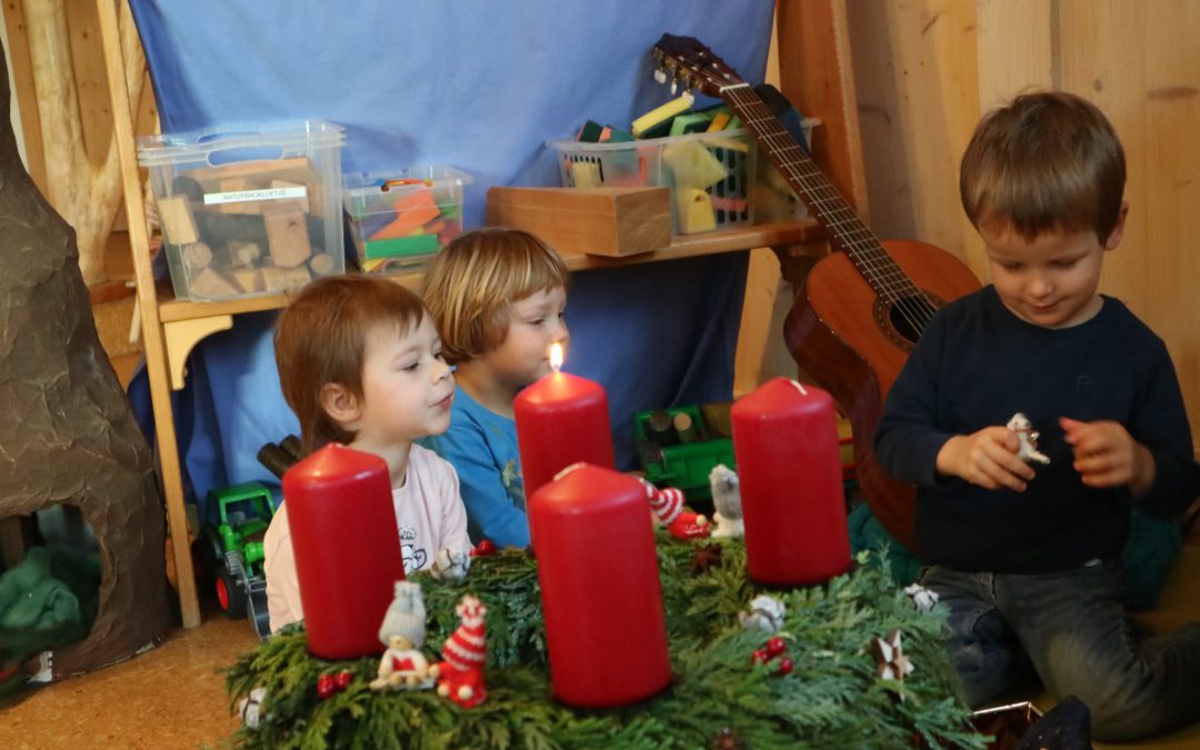 St. Nikolaus in der Krippe