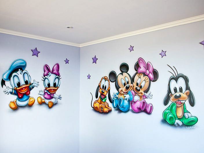 Disney Baby's muurschildering