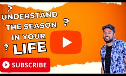 Understand the season in your life